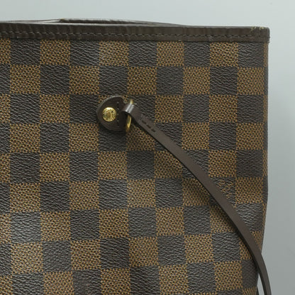 Brown Neverfull GM in Damier Ebene Canvas