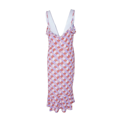 Multi Polka Dot Midi Dress
