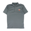 Gray SMU Mustangs Solid Short Sleeve Polo