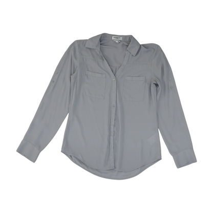 Gray Button Down
