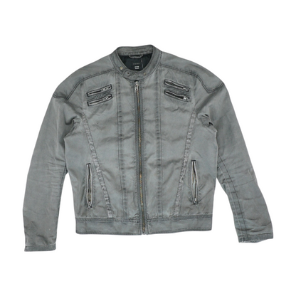 Gray Solid Jacket
