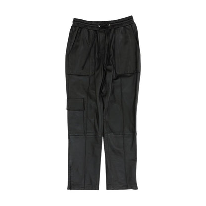 Black Solid Pants