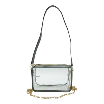 Gray Transparent Stadium Bag