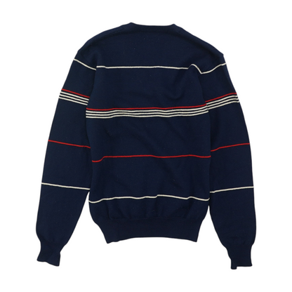 Vintage Navy Striped Pullover Sweater
