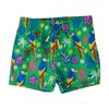 Green Graphic Swim Bottom