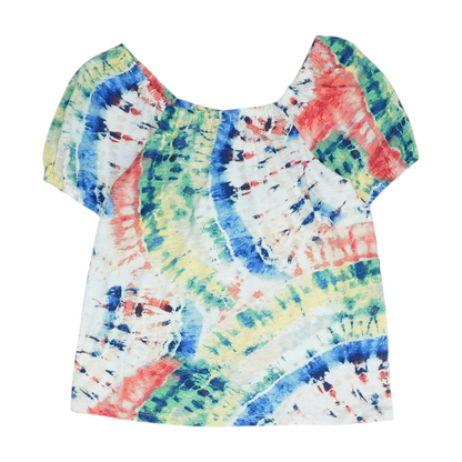 Multi Petite Tie-Dye Blouse
