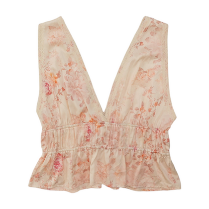 Pink Floral Blouse