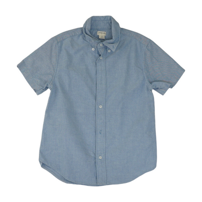 Blue Short Sleeve Button Down
