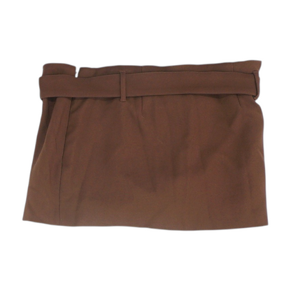 Brown Mini Skort