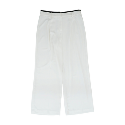 White Wide Leg Pants
