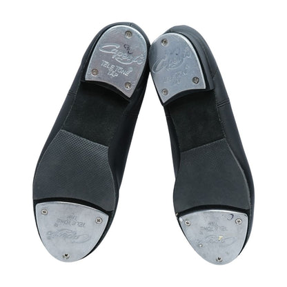 Black Tap Dance Loafer Flats