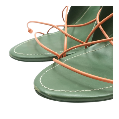 Green and Orange Roxie Heel