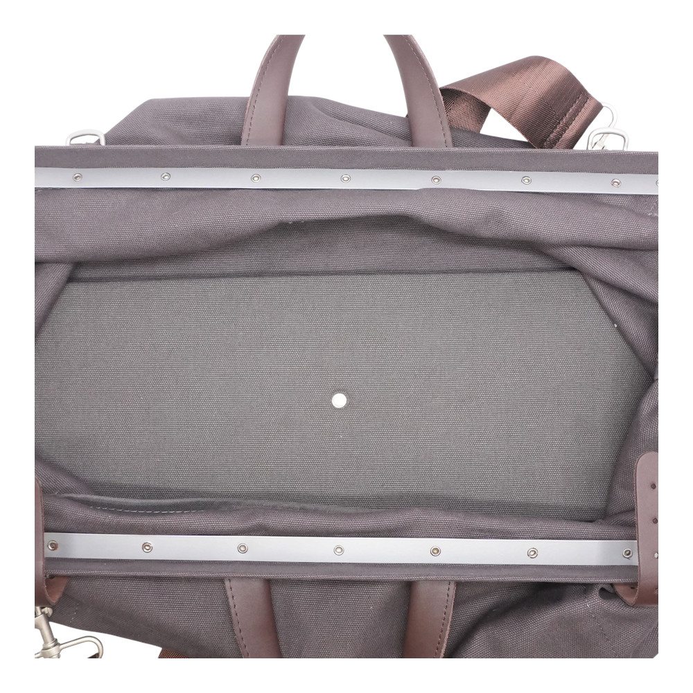 Gray Duffel Bag