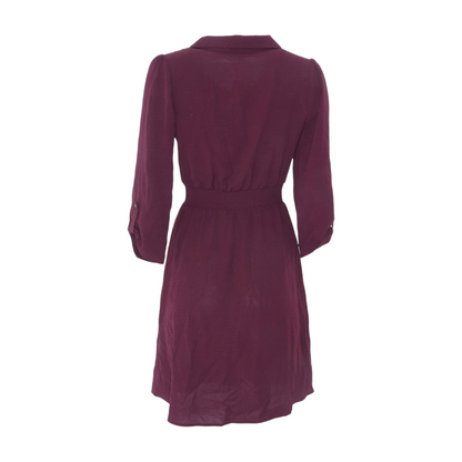 Maroon Mini Dress
