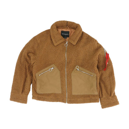 Brown Solid Lightweight Jacket