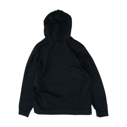 Black Solid Hoodie Pullover