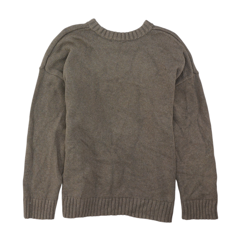 Gray Tall Solid Pullover Sweater