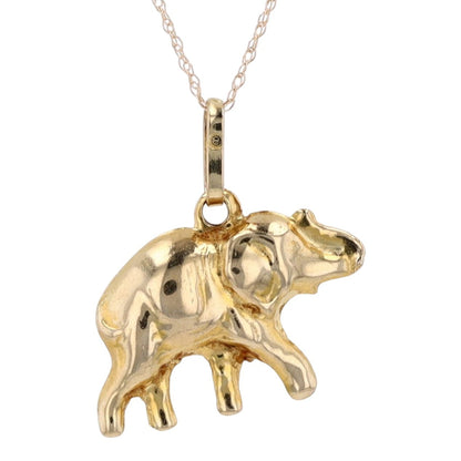 14K Yellow Gold Pendant Necklace