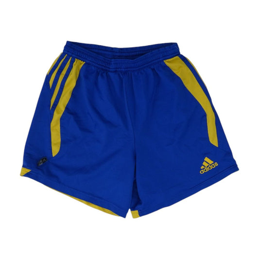 Vintage Blue Color Block Active Shorts