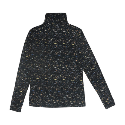 Black Print Blouse