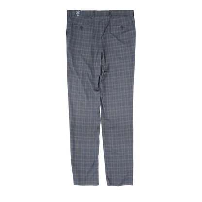 Gray Check Regular Pants