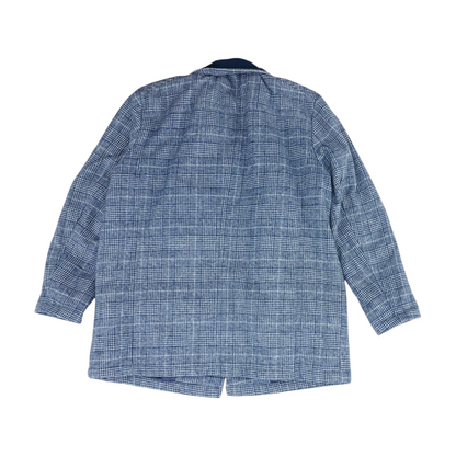 Blue Plaid Coat