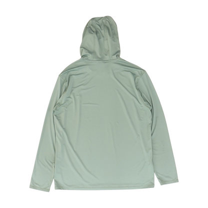 Green Solid Hoodie Pullover