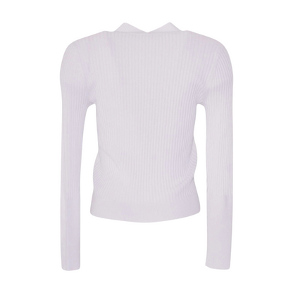 White Cardigan Sweater
