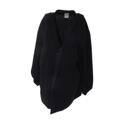 Black Solid Blazer