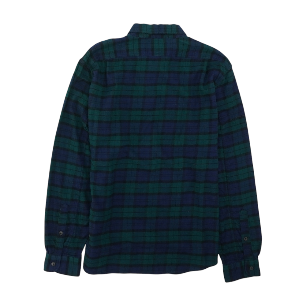 Blue Plaid Flannel Button Down