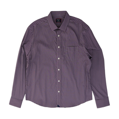 Red Plaid Long Sleeve Button Down