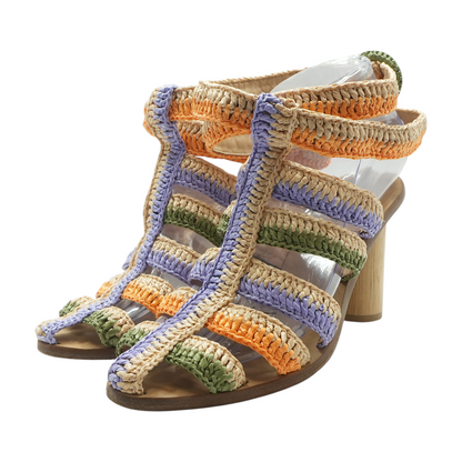 Multi Katya Pastel Heeled Sandal
