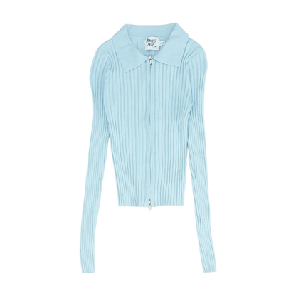 Blue Cardigan Sweater