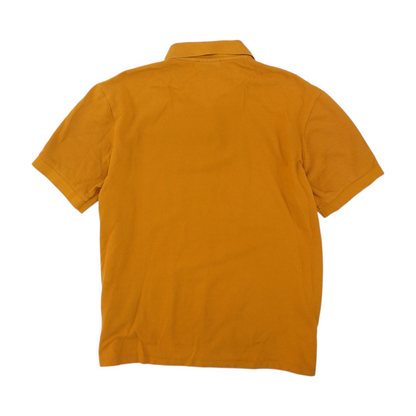 Mustard Solid Short Sleeve Polo