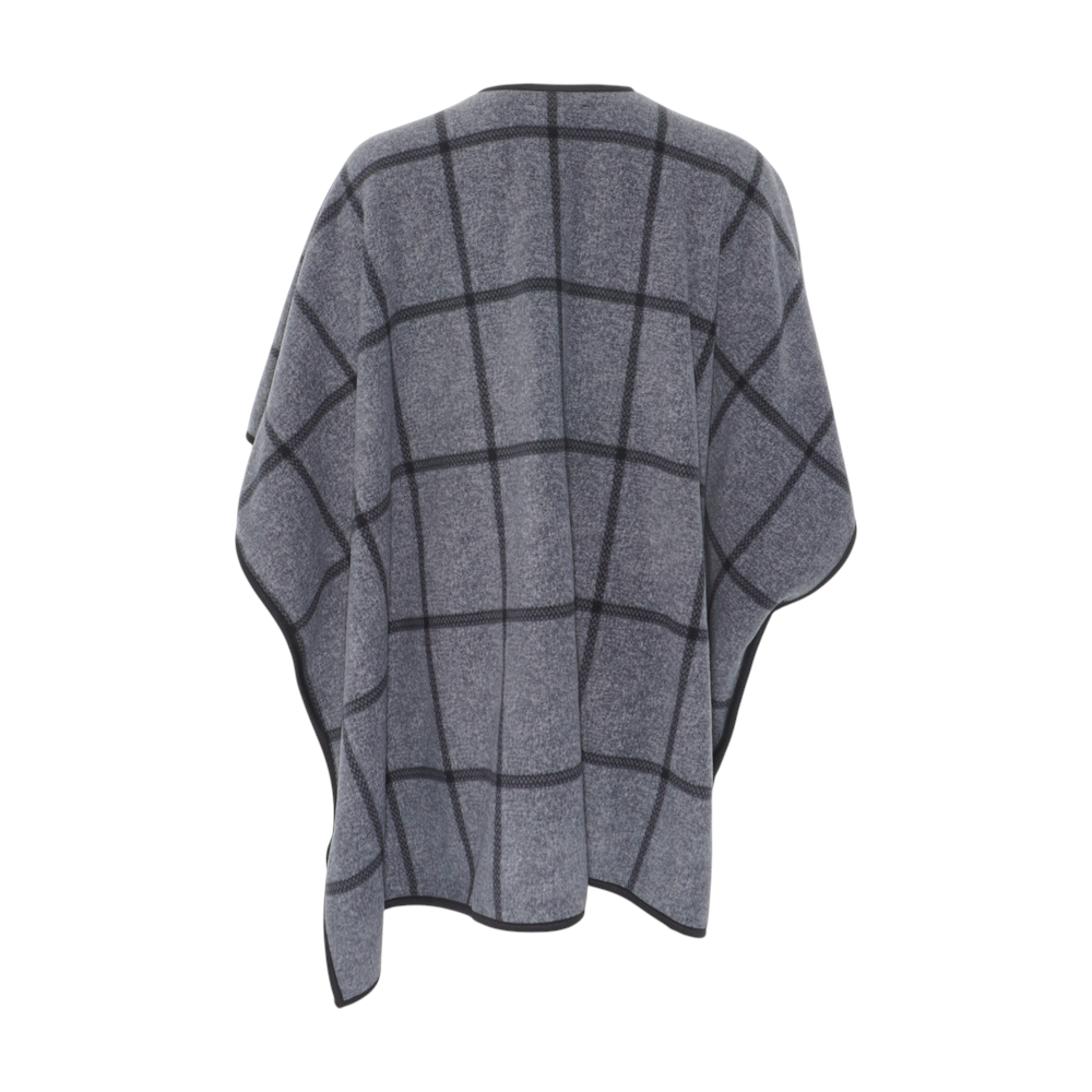 Gray Check Cardigan Sweater