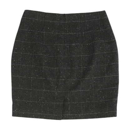 Gray Check Mini Skirt