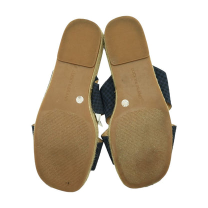 Blue Casual Slide Sandals