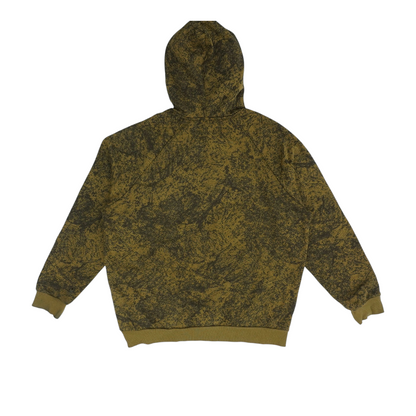 Brown Print Hoodie Pullover