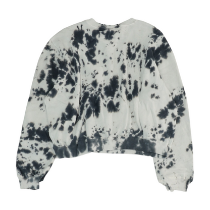 Gray Tie-Dye Sweatshirt Pullover