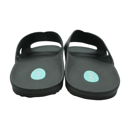 Black Casual Slide Sandals