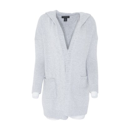 Gray Cardigan Sweater