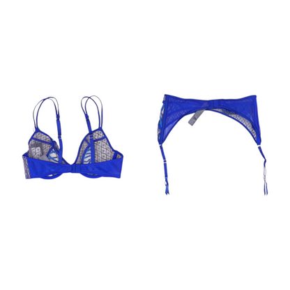 Blue Floral Intimate Lingerie