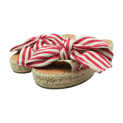 Red Flat Sandals