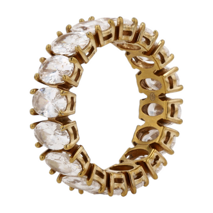 Costume Cubic Zirconia Band Ring