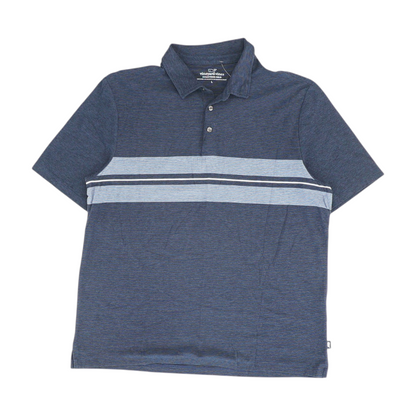 Navy Solid Short Sleeve Polo