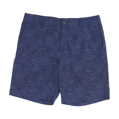 Blue Chevron Chino Shorts