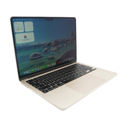 13.6" MacBook Air Starlight Apple M2 8 Core 3.49GHz 8GB 256GB NVME/SSD