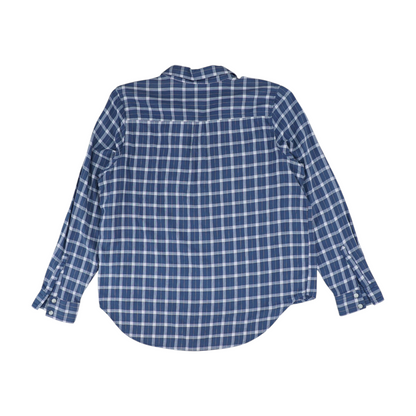 Blue Check Long Sleeve Button Down