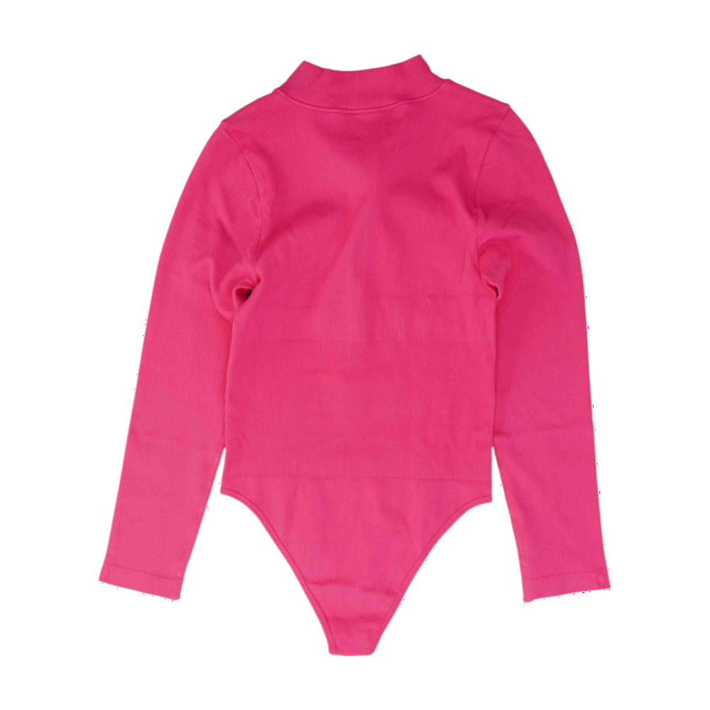 OQQ Pink Bodysuit Blouse – Image 2