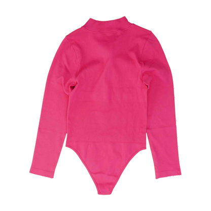 OQQ Pink Bodysuit Blouse – Image 2